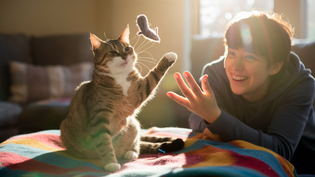 playing with your cat